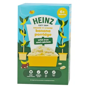 Heinz Smooth 'n' Creamy Banana Porridge with Iron & Calcium 125g (6M+)